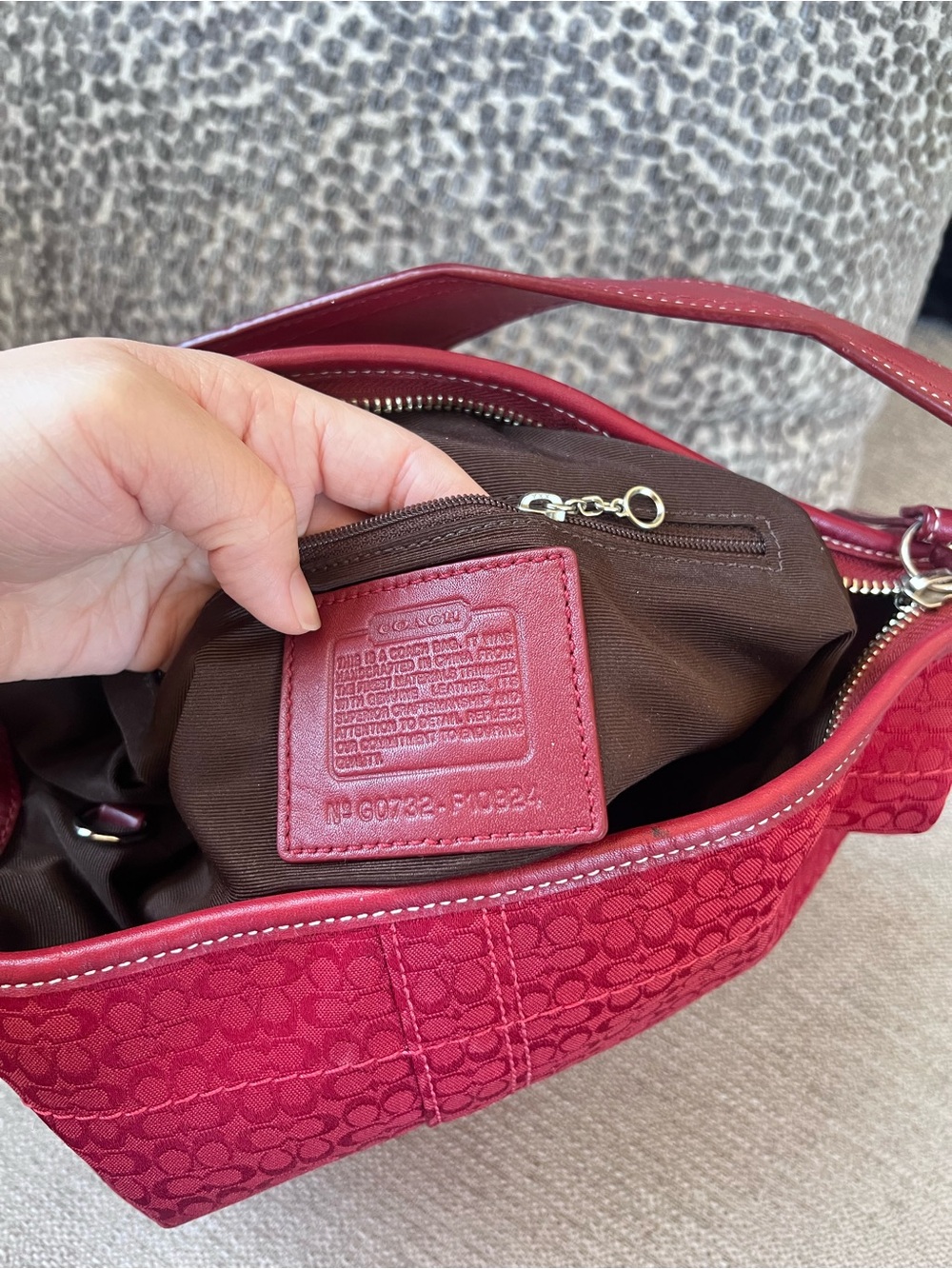Coach Vintage Y2k Cherry Red Soho Bag - Picture 8 of 9